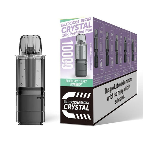 Bloody Bar Crystal 10k Replacement Pods Pack of 5 - Topvapewholesale