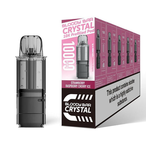 Bloody Bar Crystal 10k Replacement Pods Pack of 5 - Topvapewholesale