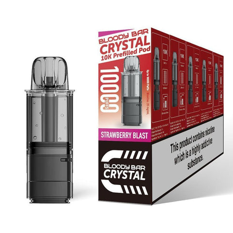 Bloody Bar Crystal 10k Replacement Pods Pack of 5 - Topvapewholesale