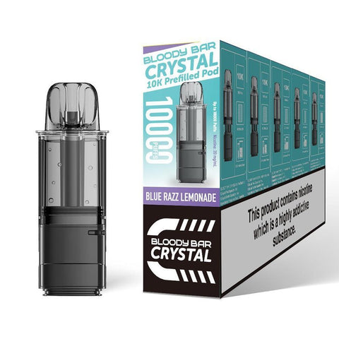 Bloody Bar Crystal 10k Replacement Pods Pack of 5 - Topvapewholesale
