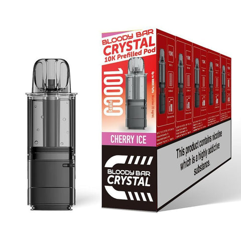 Bloody Bar Crystal 10k Replacement Pods Pack of 5 - Topvapewholesale