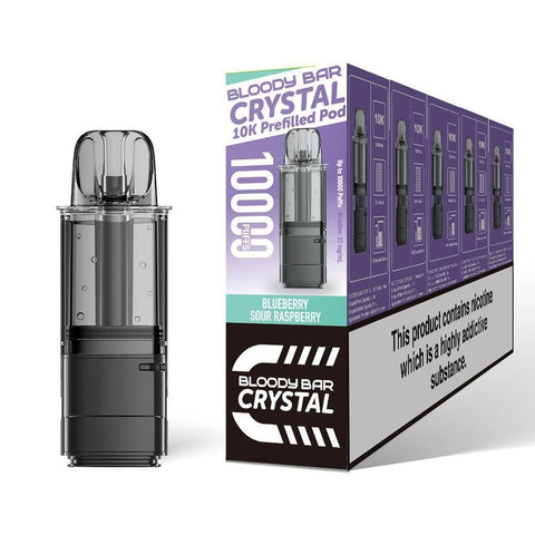Bloody Bar Crystal 10k Replacement Pods Pack of 5 - Topvapewholesale
