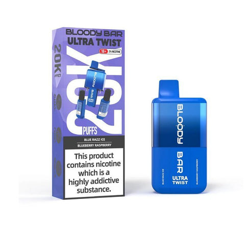 Bloody Bar Ultra Twist 20000 Puffs Disposable Vape Box of 5 - Topvapewholesale