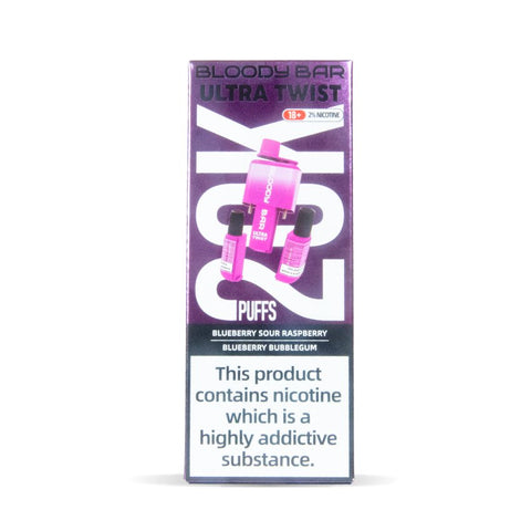 Bloody Bar Ultra Twist 20000 Puffs Disposable Vape Box of 5 - Topvapewholesale