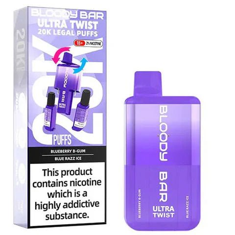 Bloody Bar Ultra Twist 20000 Puffs Disposable Vape - Box of 5 - Topvapewholesale