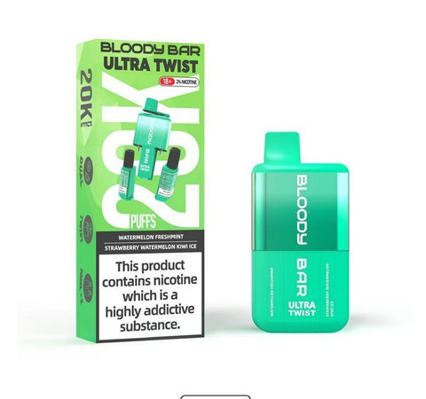 Bloody Bar Ultra Twist 20000 Puffs Disposable Vape Box of 5 - Topvapewholesale