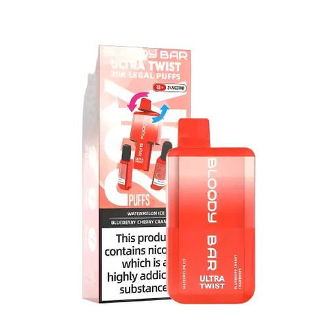 Bloody Bar Ultra Twist 20000 Puffs Disposable Vape - Box of 5 - Topvapewholesale