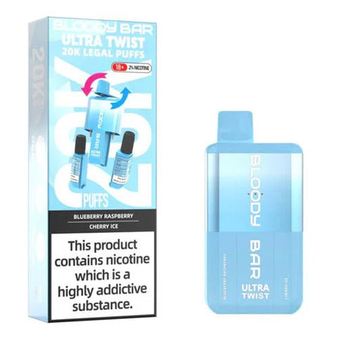 Bloody Bar Ultra Twist 20000 Puffs Disposable Vape - Box of 5 - Topvapewholesale