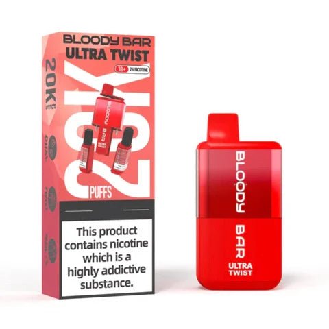 Bloody Bar Ultra Twist 20000 Puffs Disposable Vape - Box of 5 - Topvapewholesale