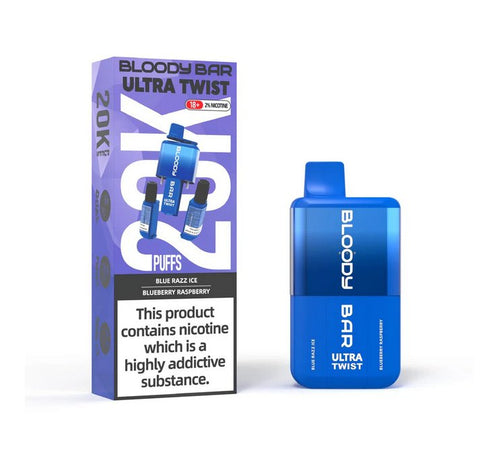 Bloody Bar Ultra Twist 20000 Puffs Disposable Vape Box of 5 - Topvapewholesale