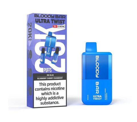 Bloody Bar Ultra Twist 20000 Puffs Disposable Vape Box of 5 - Topvapewholesale