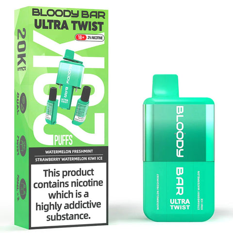 Bloody Bar Ultra Twist 20000 Puffs Disposable Vape - Box of 5 - Topvapewholesale