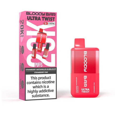 Bloody Bar Ultra Twist 20000 Puffs Disposable Vape Box of 5 - Topvapewholesale
