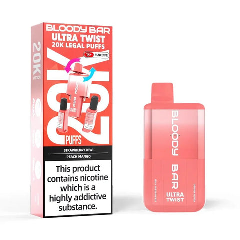 Bloody Bar Ultra Twist 20000 Puffs Disposable Vape - Box of 5 - Topvapewholesale