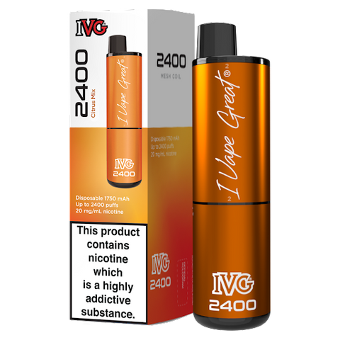 IVG 2400 Disposable Vape Device - Box of 5