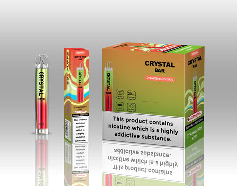 Crystal Bar Original 600 Pre - Filled Pod Kit Pack of 10 - Topvapewholesale