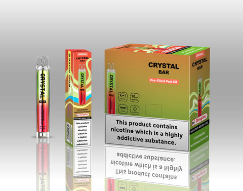 Crystal Bar Original 600 Pre - Filled Pod Kit Pack of 10 - Topvapewholesale