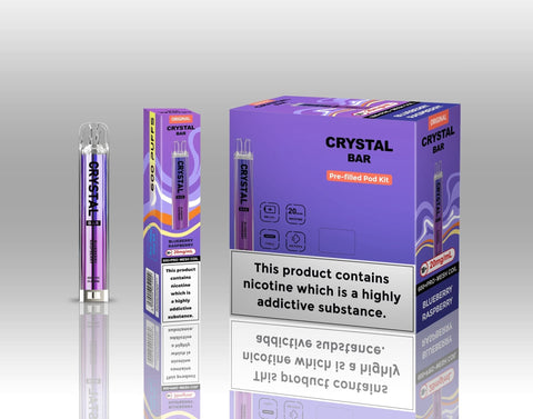 Crystal Bar Original 600 Pre - Filled Pod Kit Pack of 10 - Topvapewholesale