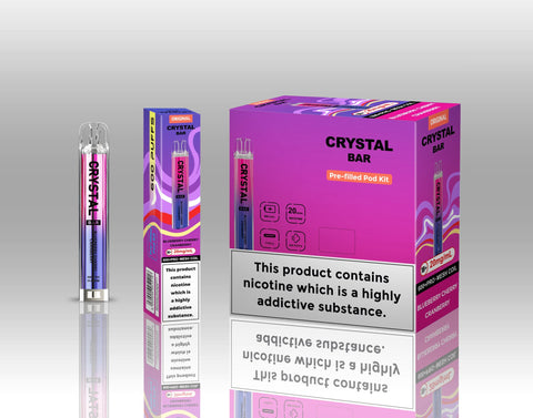 Crystal Bar Original 600 Pre - Filled Pod Kit Pack of 10 - Topvapewholesale