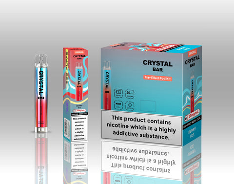 Crystal Bar Original 600 Pre - Filled Pod Kit Pack of 10 - Topvapewholesale