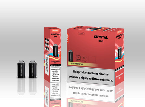 Crystal Bar Original 600 Replacement Pods Pack of 10 - Topvapewholesale