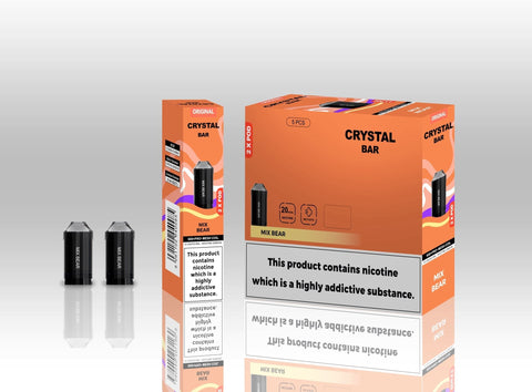 Crystal Bar Original 600 Replacement Pods Pack of 10 - Topvapewholesale