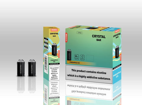 Crystal Bar Original 600 Replacement Pods Pack of 10 - Topvapewholesale