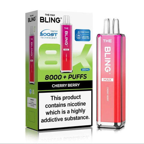Crystal Bling Max 8000 Prefilled Pod Kit Box of 5 - Topvapewholesale