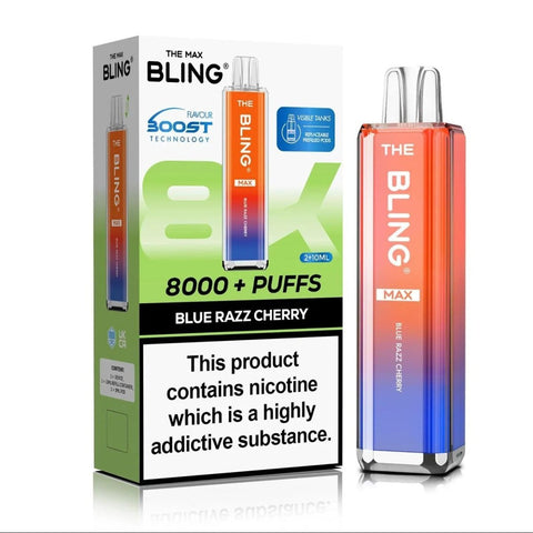 Crystal Bling Max 8000 Prefilled Pod Kit Box of 5 - Topvapewholesale