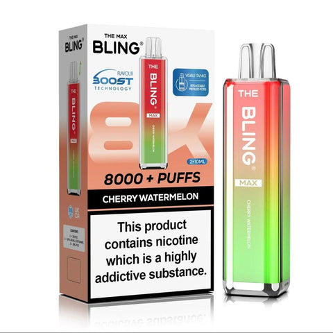Crystal Bling Max 8000 Prefilled Pod Kit Box of 5 - Topvapewholesale