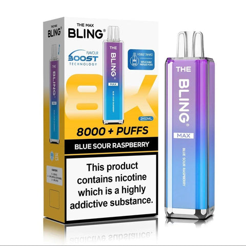 Crystal Bling Max 8000 Prefilled Pod Kit Box of 5 - Topvapewholesale