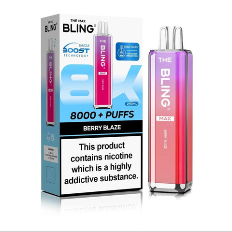 Crystal Bling Max 8000 Prefilled Pod Kit Box of 5 - Topvapewholesale