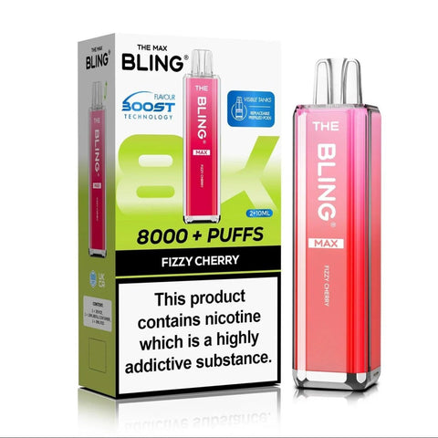 Crystal Bling Max 8000 Prefilled Pod Kit Box of 5 - Topvapewholesale