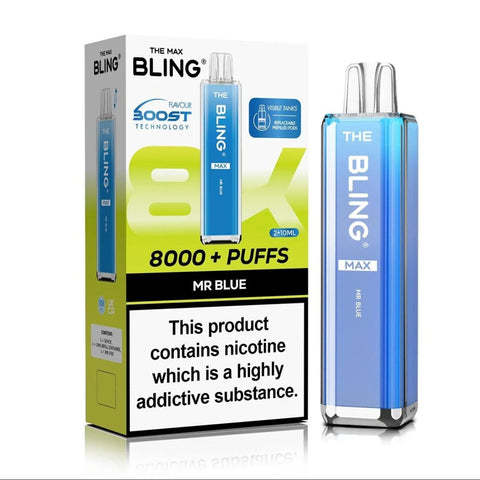 Crystal Bling Max 8000 Prefilled Pod Kit Box of 5 - Topvapewholesale