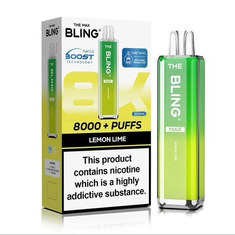 Crystal Bling Max 8000 Prefilled Pod Kit Box of 5 - Topvapewholesale