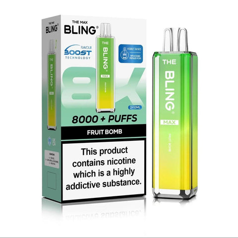 Crystal Bling Max 8000 Prefilled Pod Kit Box of 5 - Topvapewholesale