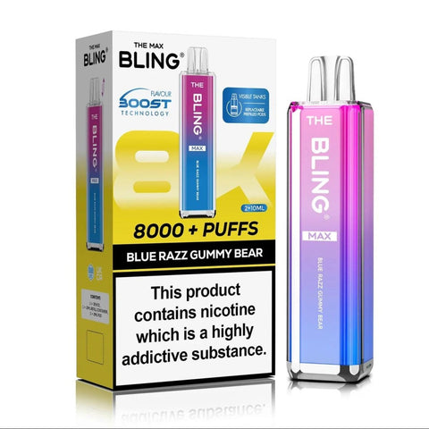 Crystal Bling Max 8000 Prefilled Pod Kit Box of 5 - Topvapewholesale