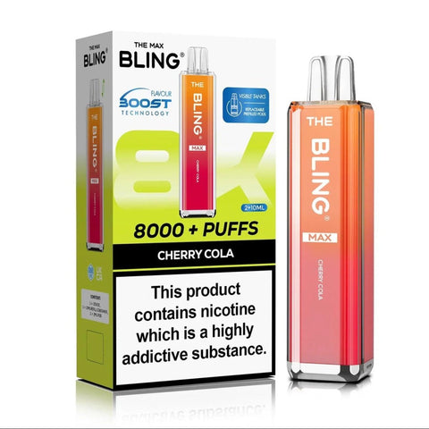 Crystal Bling Max 8000 Prefilled Pod Kit Box of 5 - Topvapewholesale