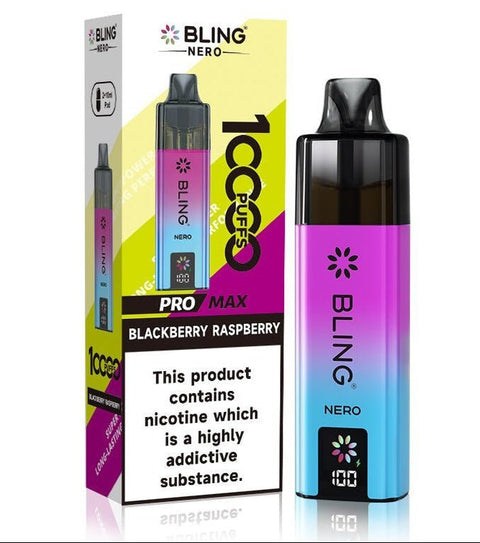Crystal Bling Nero 10k Vape Kit Box of 5 - Topvapewholesale