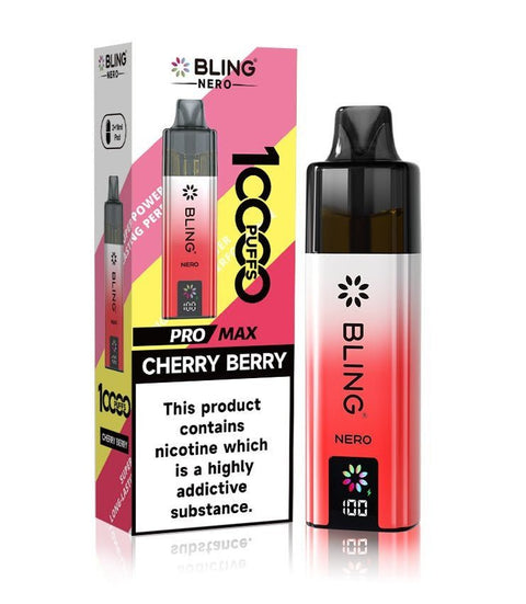 Crystal Bling Nero 10k Vape Kit Box of 5 - Topvapewholesale