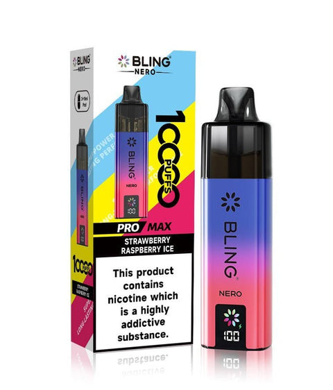 Crystal Bling Nero 10k Vape Kit Box of 5 - Topvapewholesale