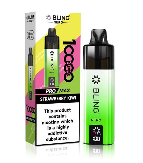Crystal Bling Nero 10k Vape Kit Box of 5 - Topvapewholesale