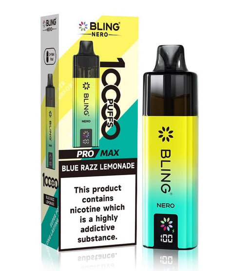 Crystal Bling Nero 10k Vape Kit Box of 5 - Topvapewholesale