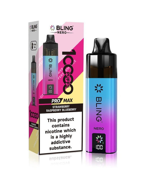 Crystal Bling Nero 10k Vape Kit Box of 5 - Topvapewholesale