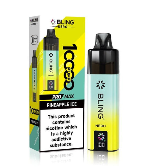 Crystal Bling Nero 10k Vape Kit Box of 5 - Topvapewholesale
