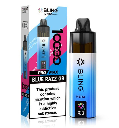 Crystal Bling Nero 10k Vape Kit Box of 5 - Topvapewholesale