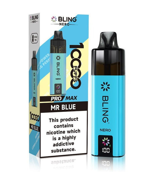 Crystal Bling Nero 10k Vape Kit Box of 5 - Topvapewholesale
