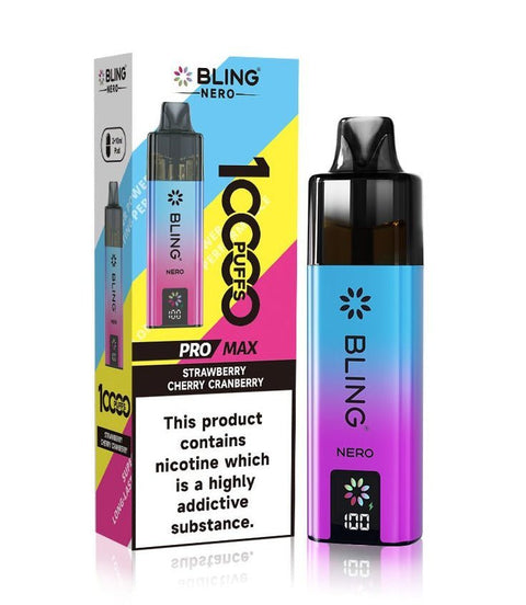 Crystal Bling Nero 10k Vape Kit Box of 5 - Topvapewholesale