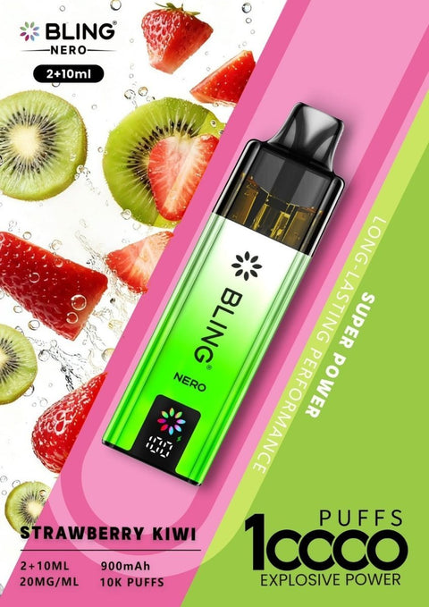 Crystal Bling Nero 10k Vape Kit Box of 5 - Topvapewholesale
