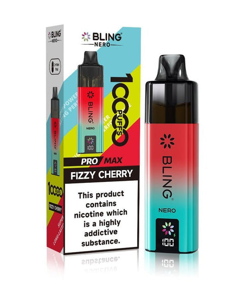 Crystal Bling Nero 10k Vape Kit Box of 5 - Topvapewholesale